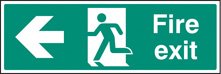 Fire exit - left