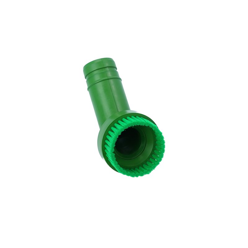 Round Brush, Food Grade Rubber, Adaptor Size 38mm, Green