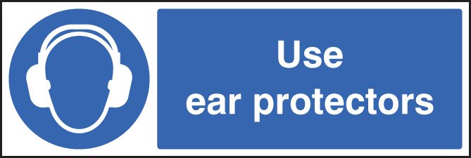 Use ear protectors   Size: M (600x200mm)