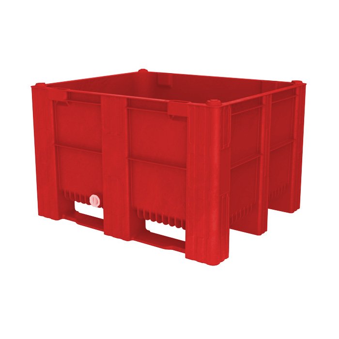 Solid Box Pallet with Drain - 603ltr