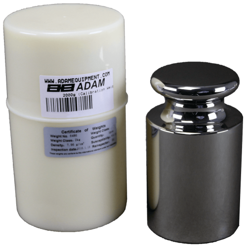 Calibration Weight, M1 Std, Stainless Steel, 2kg (certificate not included)