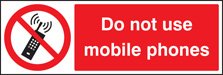 Do not use mobile phones